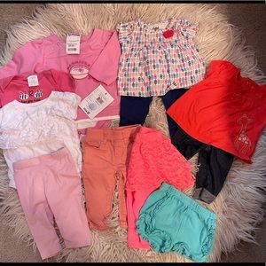 Girl 3-6 month lot